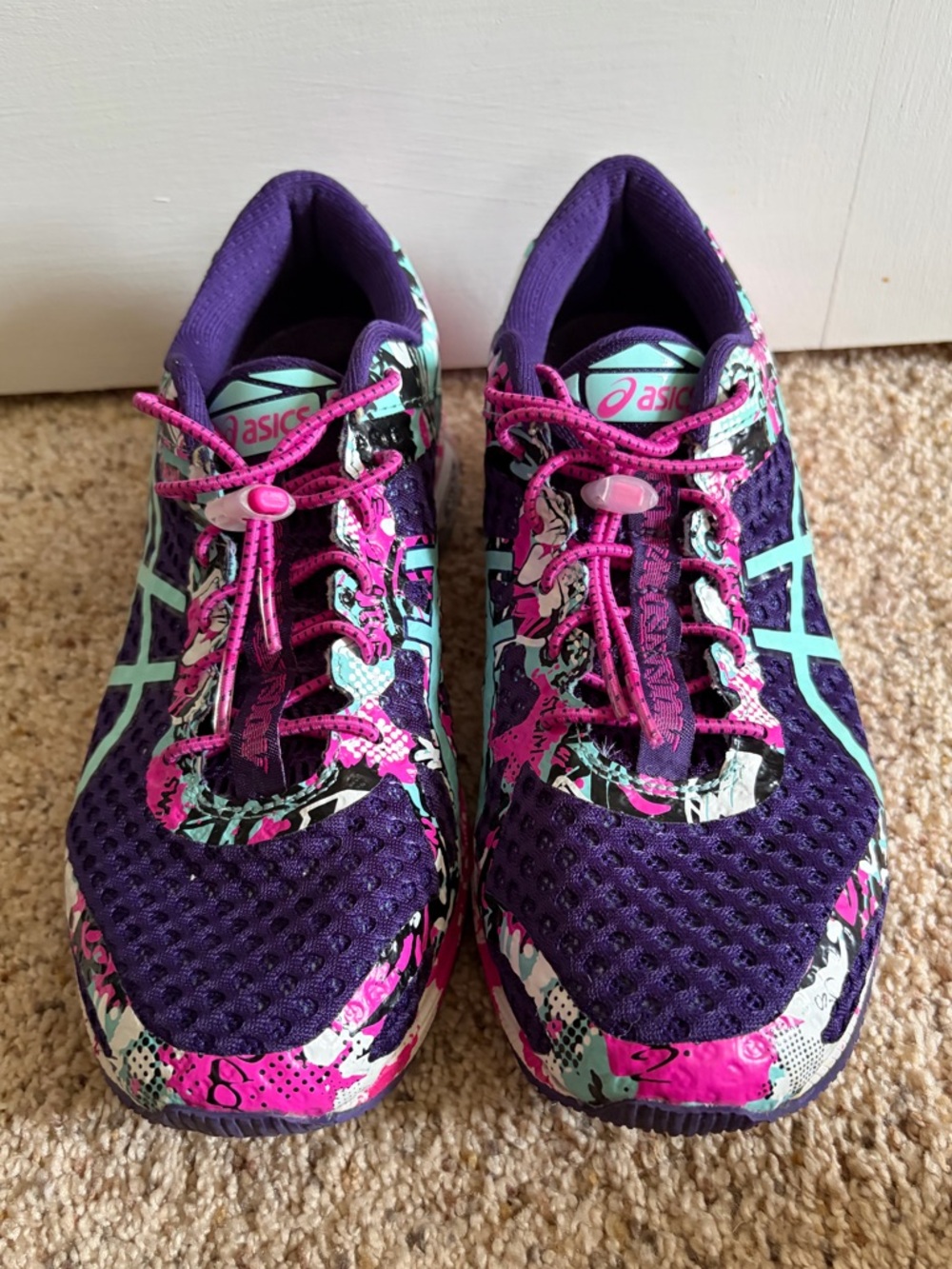 ASICS Gel-Noosa Tri 11 Pink & Purple Running Shoes - Women’s 8